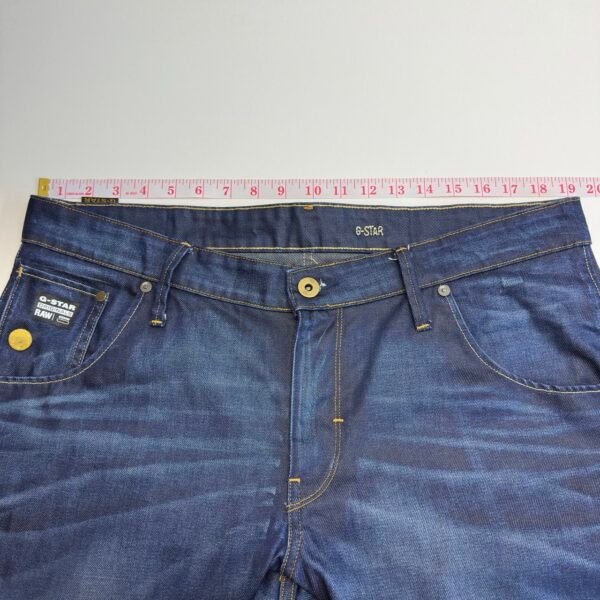 G-Star Arc 3D Slim Jeans Men's W38 L32 Blue Denim Twisted Tapered Leg Zip