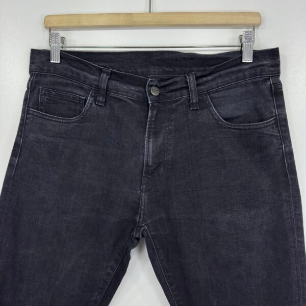 Carhartt Rebel Pant Jeans Men's W33 L34 Black Stretch Denim Slim Skinny Zip Y2K