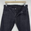 Carhartt Rebel Pant Jeans Men's W33 L34 Black Stretch Denim Slim Skinny Zip Y2K