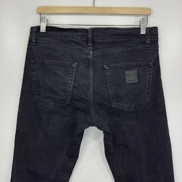Carhartt Rebel Pant Jeans Men's W33 L34 Black Stretch Denim Slim Skinny Zip Y2K