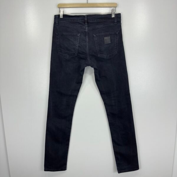 Carhartt Rebel Pant Jeans Men's W33 L34 Black Stretch Denim Slim Skinny Zip Y2K