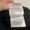 Carhartt Rebel Pant Jeans Men's W33 L34 Black Stretch Denim Slim Skinny Zip Y2K