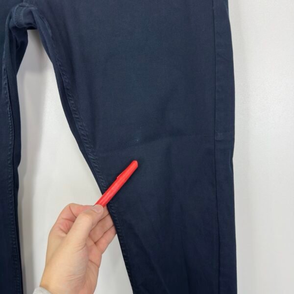 IMG_3927 Large G-Star Raw Skinny Chino 3.0 Pants Men's Trousers W31 L32 Blue Stretch Slim Zip