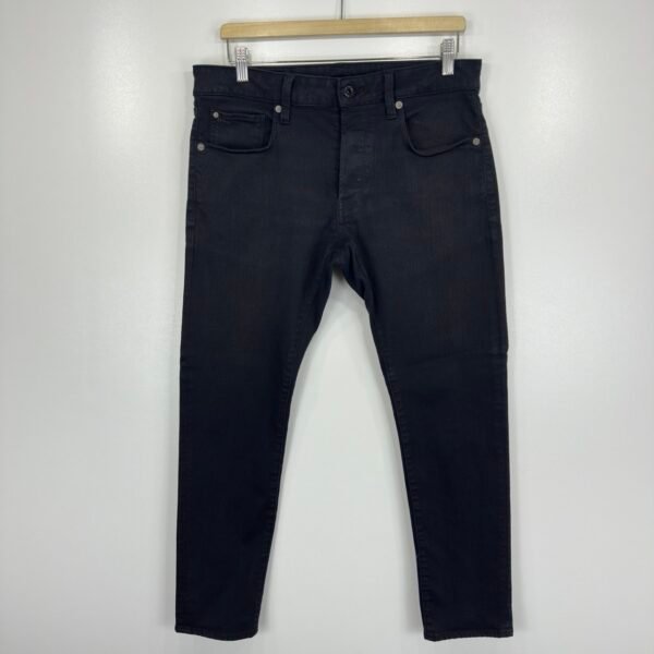 G-Star 3301 Slim Jeans Men's W32 L28 Black Stretch Denim