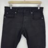 G-Star 3301 Slim Jeans Men's W32 L28 Black Stretch Denim