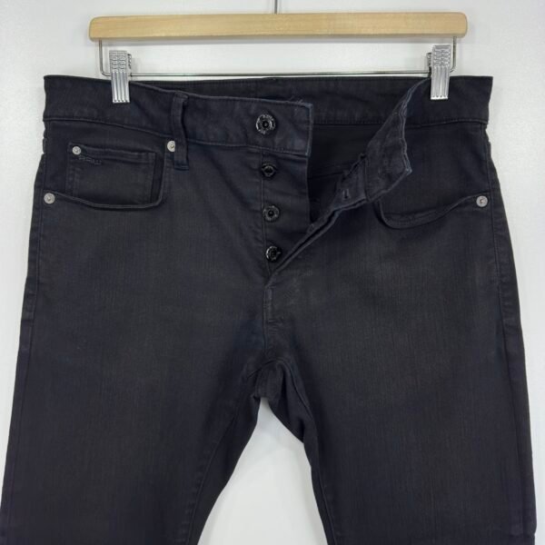 G-Star 3301 Slim Jeans Men's W32 L28 Black Stretch Denim