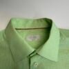 Eton Formal Dress Shirt Mens Size 42 16.5 Green Check Long Sleeve Slim Button Up