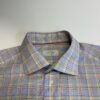 Eton Formal Dress Shirt Men's 42 16.5 Multicolored Plaid Long Sleeve Slim Button