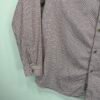 Ted Baker Formal Dress Shirt Men's Size 5 XL Red Slim Fit Geometric Long Sleeve