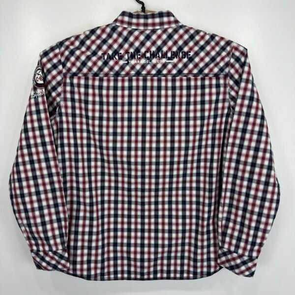 Camp David Casual Shirt Men's 2XL Plaid Check Long Sleeve Regular Fit Button Up