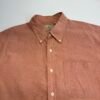 IMG_4050 Large L.L.Bean XL80 Casual Shirt Men's Size L Orange Short Sleeve Regular Button Down