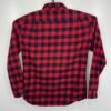Uniqlo Flannel Buffalo Check Shirt Men's Size S Red Black Long Sleeve Regular Fit