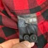 Uniqlo Flannel Buffalo Check Shirt Men's Size S Red Black Long Sleeve Regular Fit