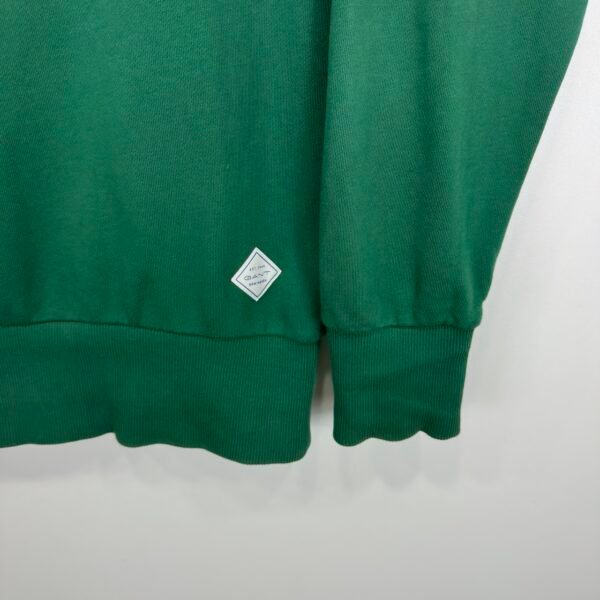 Gant Pullover Sweatshirt Men's Size L Green Crew Neck Embroidered Logo