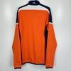 J.Lindeberg Kimball Blocked T-Neck Fieldsensor Mid Layer Mens Pullover Size L Orange Blue Golf Top