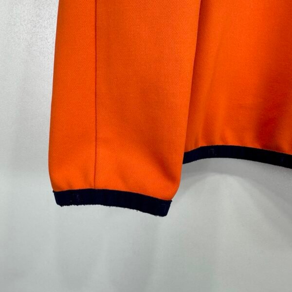 J.Lindeberg Kimball Blocked T-Neck Fieldsensor Mid Layer Mens Pullover Size L Orange Blue Golf Top