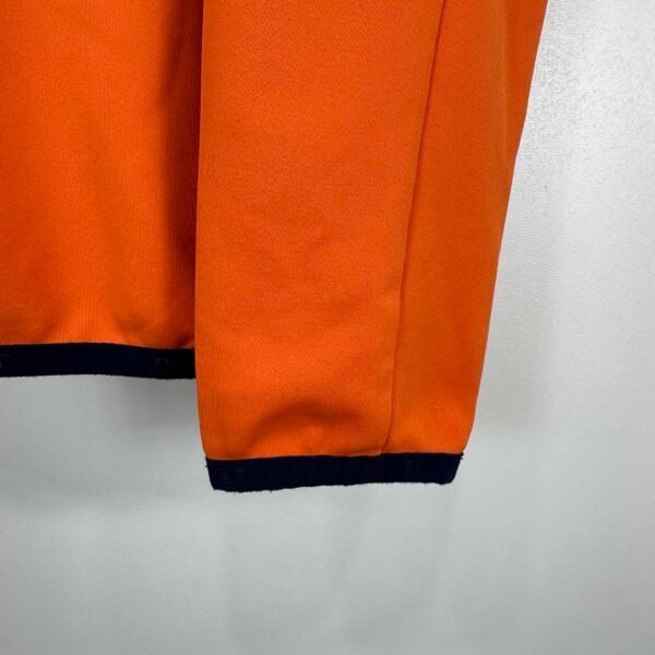 J.Lindeberg Kimball Blocked T-Neck Fieldsensor Mid Layer Mens Pullover Size L Orange Blue Golf Top