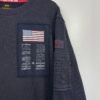 Alpha Industries Sweatshirt Men's Size M Blue Crew Neck Pullover Embroidered