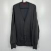 IMG_4112 Large Hugo Boss Sidorton cardigan Men's Sweater Size XL Grey V Neck Stretch Knit