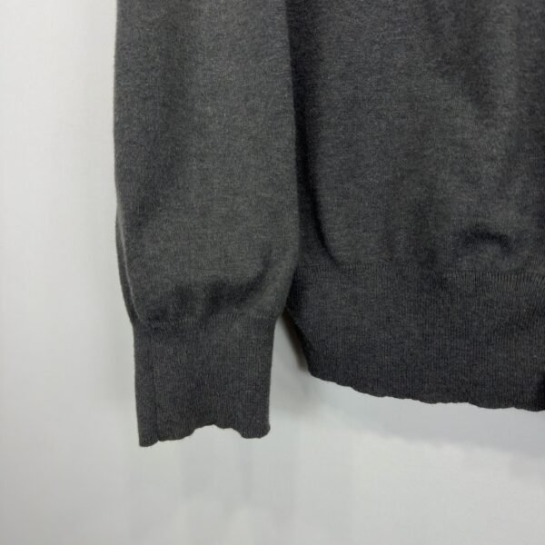 IMG_4113 Large Hugo Boss Sidorton cardigan Men's Sweater Size XL Grey V Neck Stretch Knit