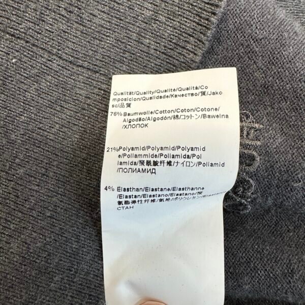 IMG_4121 Large Hugo Boss Sidorton cardigan Men's Sweater Size XL Grey V Neck Stretch Knit