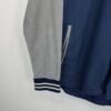 Vans Button Up Hoodie Men's Size S Blue Grey Pockets Retro Skater Raglan Hood