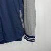 Vans Button Up Hoodie Men's Size S Blue Grey Pockets Retro Skater Raglan Hood