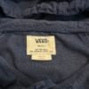 Vans Button Up Hoodie Men's Size S Blue Grey Pockets Retro Skater Raglan Hood