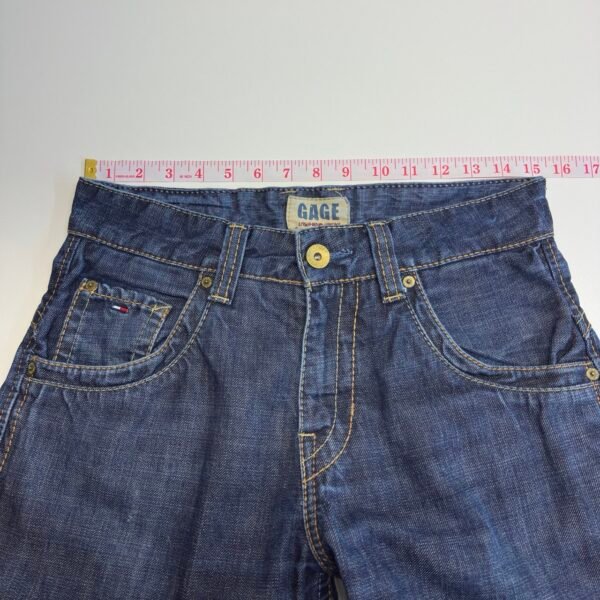 IMG_4152 Large Tommy Hilfiger Gage Raw Worn Jeans Men's W30 L32 Blue Denim Regular Bootcut Y2K