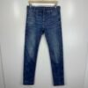 IMG_4158 Large G-Star D-Staq 5-Pocket Slim Jeans Men's W32 L34 Blue Stretch Denim Button Fly
