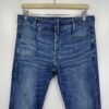 IMG_4159 Large G-Star D-Staq 5-Pocket Slim Jeans Men's W32 L34 Blue Stretch Denim Button Fly