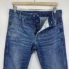 IMG_4160 Large G-Star D-Staq 5-Pocket Slim Jeans Men's W32 L34 Blue Stretch Denim Button Fly