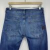 IMG_4162 Large G-Star D-Staq 5-Pocket Slim Jeans Men's W32 L34 Blue Stretch Denim Button Fly
