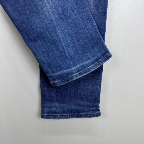 IMG_4163 Large G-Star D-Staq 5-Pocket Slim Jeans Men's W32 L34 Blue Stretch Denim Button Fly
