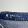 IMG_4166 Large G-Star D-Staq 5-Pocket Slim Jeans Men's W32 L34 Blue Stretch Denim Button Fly