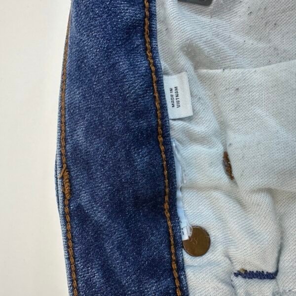 IMG_4167 Large G-Star D-Staq 5-Pocket Slim Jeans Men's W32 L34 Blue Stretch Denim Button Fly