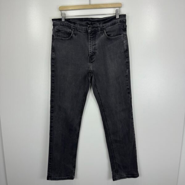 IMG_4169 Large Levi's 541 Athletic Taper Jeans Men's W33 L30 Grey Stretch Denim Slim Zip