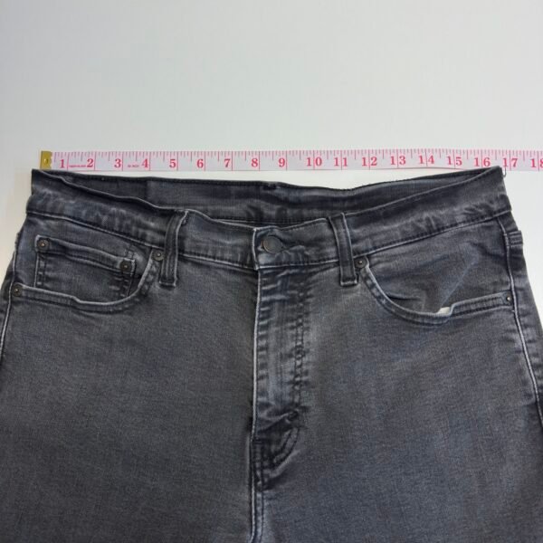 IMG_4175 Large Levi's 541 Athletic Taper Jeans Men's W33 L30 Grey Stretch Denim Slim Zip