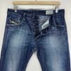 Diesel Darron Jeans Men's W33 L32 (Tag 32/32) Blue Denim Regular Slim Tapered