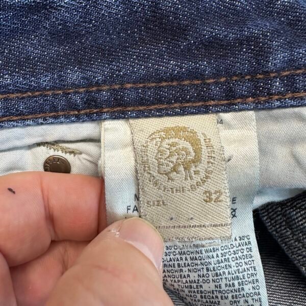 Diesel Darron Jeans Men's W33 L32 (Tag 32/32) Blue Denim Regular Slim Tapered