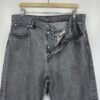 IMG_4242 Large Arket Mist Loose Fit Wide Jeans Men's W36 L31 (Tag 34/34) Grey Denim Button