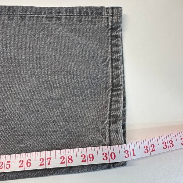 IMG_4247 Large Arket Mist Loose Fit Wide Jeans Men's W36 L31 (Tag 34/34) Grey Denim Button
