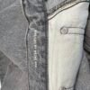 IMG_4253 Large Arket Mist Loose Fit Wide Jeans Men's W36 L31 (Tag 34/34) Grey Denim Button