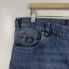 Paul & Shark Red Rivet Jeans Men's W38 L32 Blue Stretch Denim Shark Fit Tapered