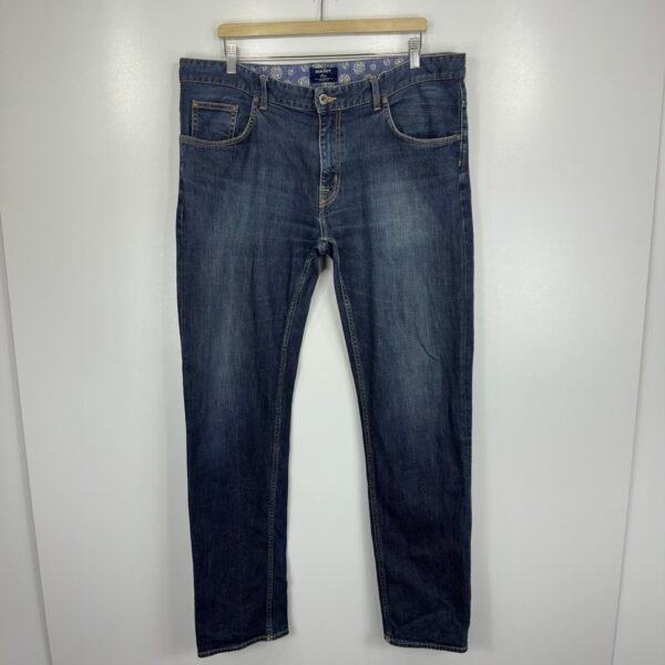 Gant Chip Jeans Men's W39 L34 (Tag 38/34) Blue Stretch Denim Narrow Fit Tapered Leg