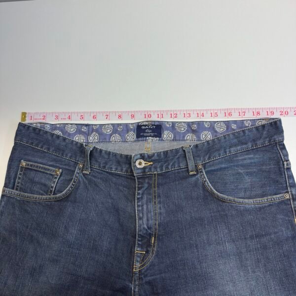 Gant Chip Jeans Men's W39 L34 (Tag 38/34) Blue Stretch Denim Narrow Fit Tapered Leg
