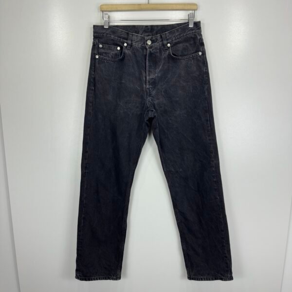 IMG_4290 Large Arket Ocean Loose Jeans Men's W31 L32 (Tag 30/32) Grey Straight Button Relaxed
