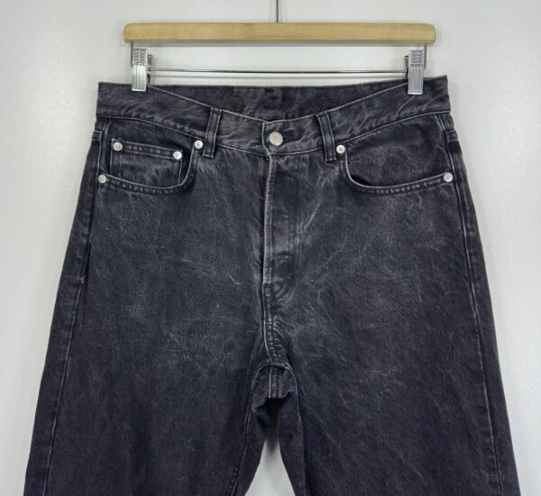 IMG_4291 Large Arket Ocean Loose Jeans Men's W31 L32 (Tag 30/32) Grey Straight Button Relaxed