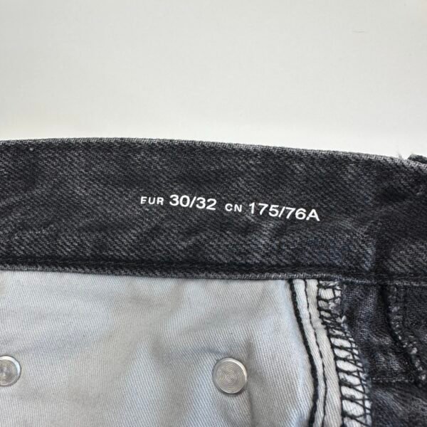 IMG_4299 Large Arket Ocean Loose Jeans Men's W31 L32 (Tag 30/32) Grey Straight Button Relaxed