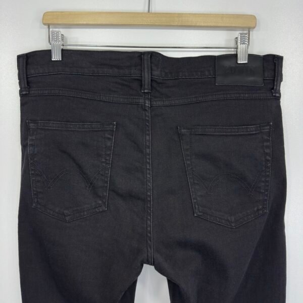 Edwin ED-88 Super Slim Jeans Men's W36 L33 Black Stretch Denim Skinny Zip Fly